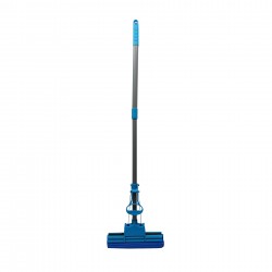 Моп Top Office Double Roller, PVA, гъба 27 cm, дръжка 115 cm - Почистване и Дезинфекция