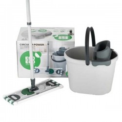 Комплект за почистване на под York Eco Ego Circular, включващ кофа с изстисквач и кофа, 13 L, 35.6 х 28.2 х 26 cm - Почистване и Дезинфекция
