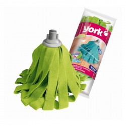 Моп York, с микрофибърни ленти, 200 g, конусовидна резба, асорти - Почистване и Дезинфекция