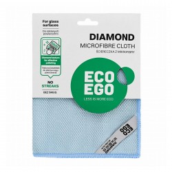 Микрофибърна кърпа York Eco Ego Diamond, за стъкла, 40 х 40 cm - Почистване и Дезинфекция