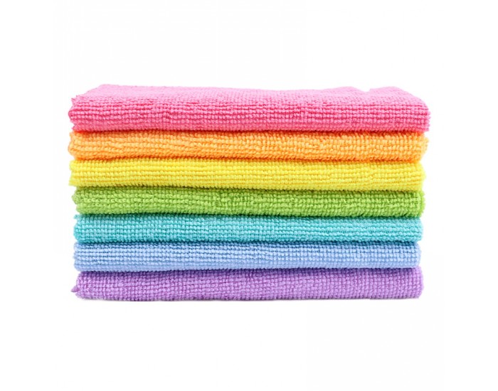 Кърпа Unic Rainbow, микрофибърна, универсална, 30 x 30 cm, 12 броя