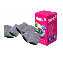 Домакинска тел за съдове York, със сапун, 6 броя - Почистване и Дезинфекция