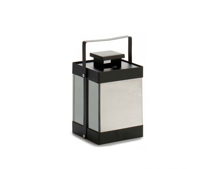 Фенер Giftdecor, 10 LED диода, метален, малък, черен