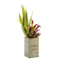 Саксия Ibergarden, висока, квадратна, дървена, асорти - Продукти за баня и WC