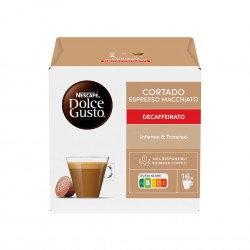 Nescafé Dolce Gusto Кафе капсула Espresso Macchiato, безкофеинова, 16 броя - Кафемашини, Кафеавтомати, Кафе и Капсули