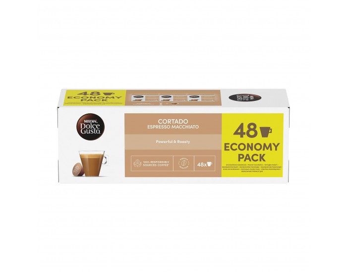 Nescafé Dolce Gusto Кафе капсула Cortado, 48 броя