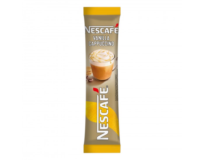 Nescafe Разтворимо кафе Cappuccino Vanilla ,13.5 g, 8 броя