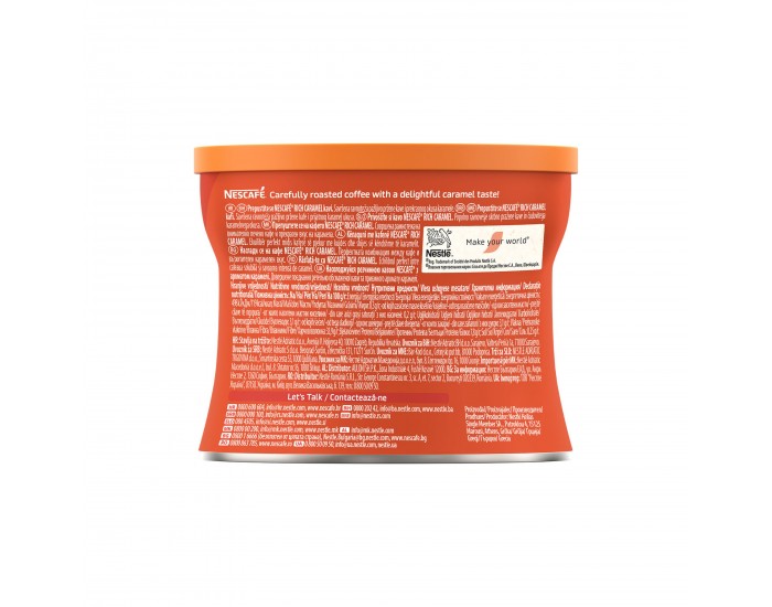 Nescafe Разтворимо кафе Classic, карамел, в кутия, 95 g