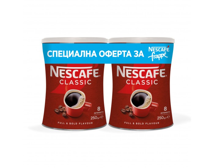 Nescafe Разтворимо кафе Classic, за Frappe, 2 х 250 g