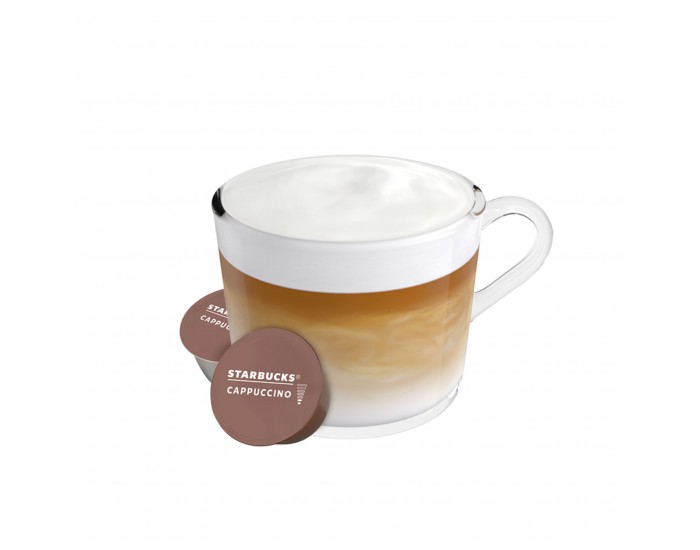 Nescafé Dolce Gusto Кафе капсула Starbucks, Cappuccino, 12 броя