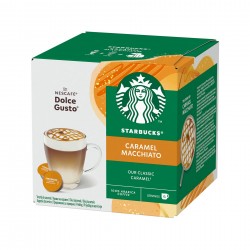 Nescafé Dolce Gusto Кафе капсула Starbucks, Caramel Macchiato, 12 броя - Кафемашини, Кафеавтомати, Кафе и Капсули