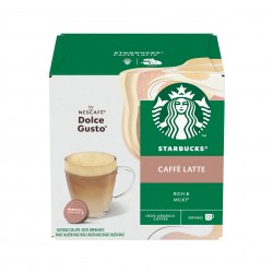Nescafé Dolce Gusto Кафе капсула Starbucks, Caffe Latte, 12 броя - Кафемашини, Кафеавтомати, Кафе и Капсули