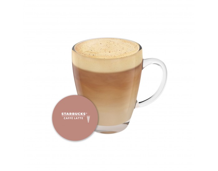Nescafé Dolce Gusto Кафе капсула Starbucks, Caffe Latte, 12 броя