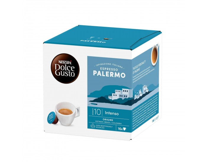 Nescafé Dolce Gusto Кафе капсула Espresso Palermo, 16 броя