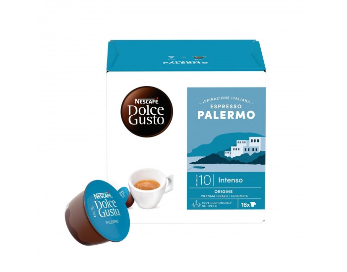 Nescafé Dolce Gusto Кафе капсула Espresso Palermo, 16 броя