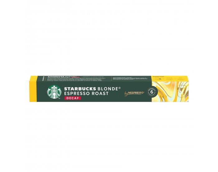Starbucks Кафе капсула Blonde Espresso Decaffeinato, безкофеиново, за Nespresso, 10 броя