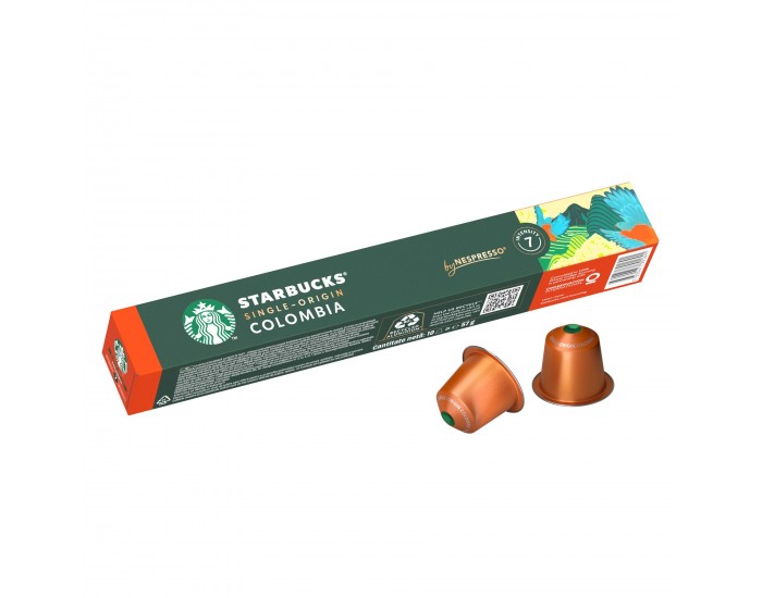Starbucks Кафе капсула Single Origin Colombia, за Nespresso, 10 броя