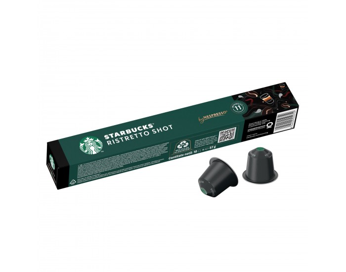 Starbucks Кафе капсула Ristertto Shot, за Nespresso, 10 броя