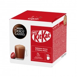 Nescafe Dolce Gusto Капсули Kit Kat, топъл шоколад, 16 броя - Nescafe