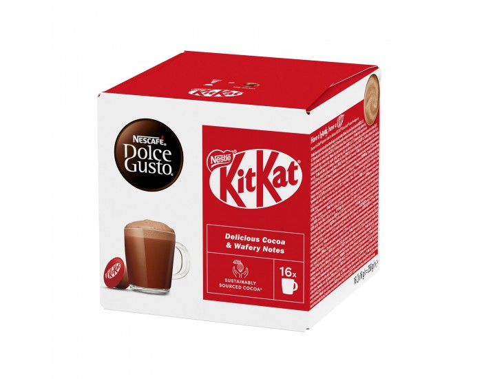 Nescafe Dolce Gusto Капсули Kit Kat, топъл шоколад, 16 броя