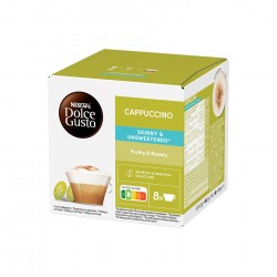 Nescafe Dolce Gusto Кафе капсула Cappuccino Skinny Unsweetened, 16 броя - Nescafe