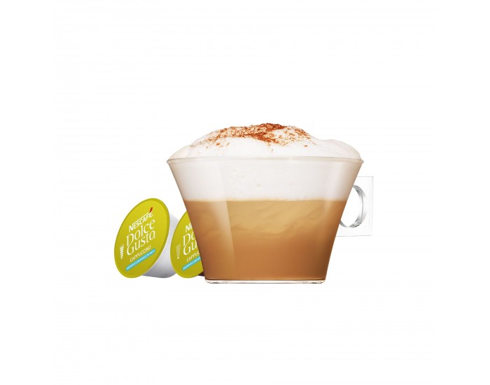 Nescafe Dolce Gusto Кафе капсула Cappuccino Skinny Unsweetened, 16 броя