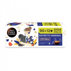 Nescafe Dolce Gusto Кафе капсула Ristretto Ardenza, Giga pack, 102 броя - Nescafe
