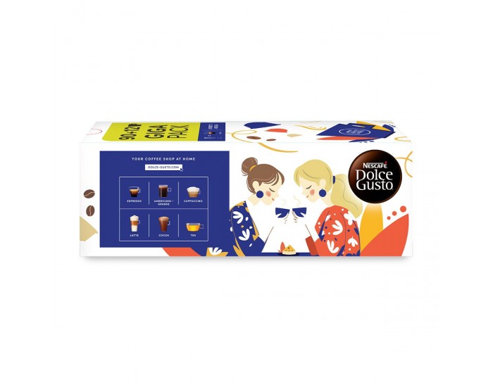 Nescafe Dolce Gusto Кафе капсула Ristretto Ardenza, Giga pack, 102 броя