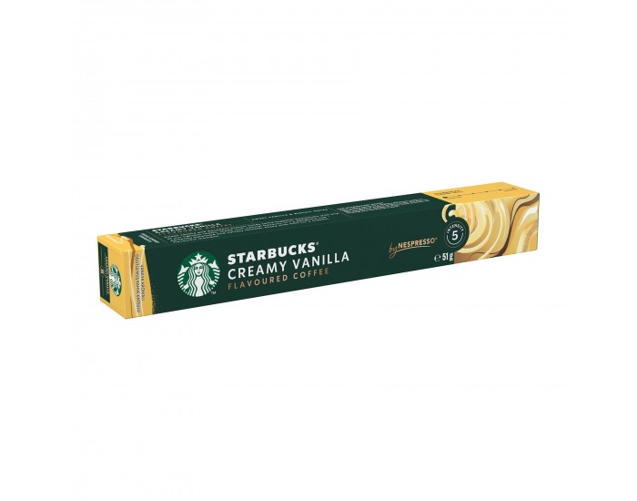Starbucks Кафе капсула Creamy Vanillia, за Nespresso, 10 броя