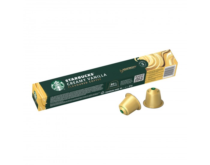 Starbucks Кафе капсула Creamy Vanillia, за Nespresso, 10 броя