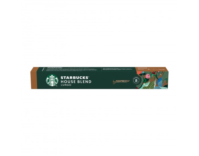 Starbucks Кафе капсула House Blend Lungo, за Nespresso, 10 броя