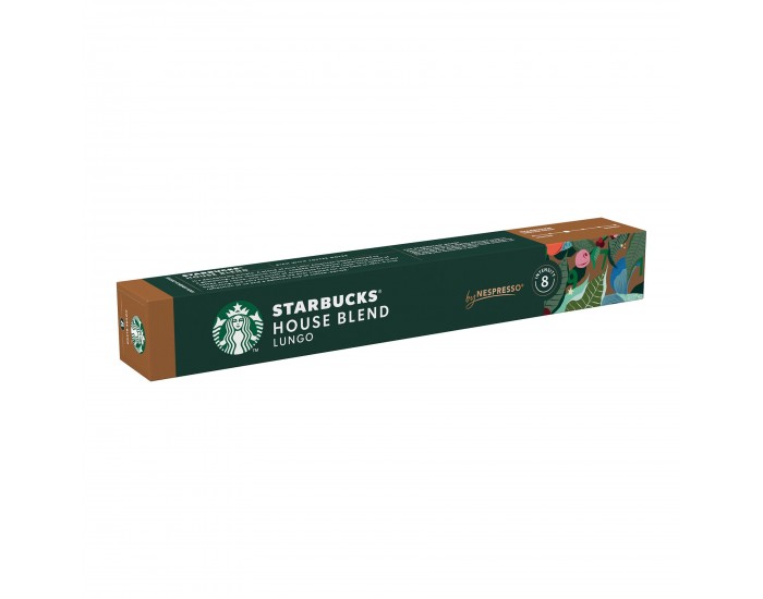 Starbucks Кафе капсула House Blend Lungo, за Nespresso, 10 броя