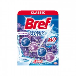 Ароматизатор за тоалетна Bref Power Aktiv, лавандула, 50 g - Bref