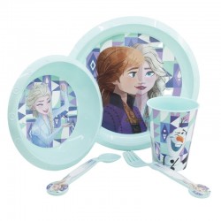 Stor Комплект Frozen, чаша, купа, чиния и прибори - Stor