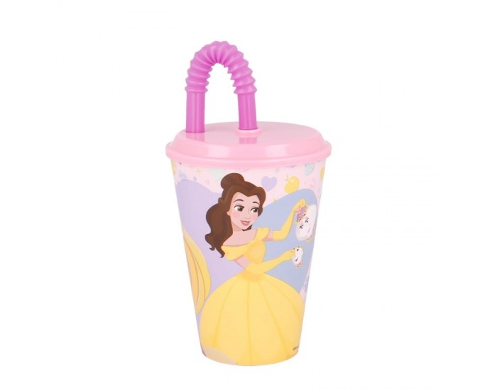 Stor Спортна чаша Disney Princess, със сламка, 430 ml