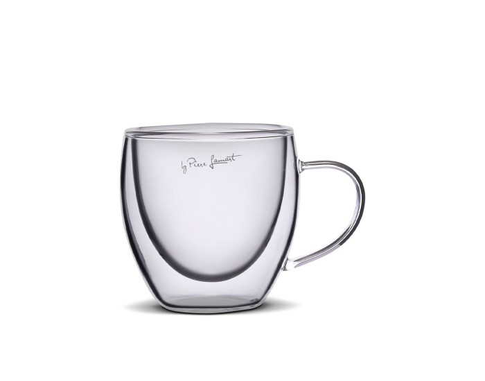 Lamart Чаши за еспресо LT9025, с дръжка, 75 ml, 2 броя