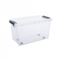 Кутия за съхранение Pro Box, с колелца, 395 x 725 x 390 mm, 70 L - Nhg