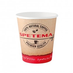 Spetema Картонена чаша, 207 ml , 100 броя - Spetema