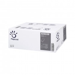 Кърпи за ръце Papernet Standard, V-сгъвка, двупластови, 22 x 21 cm, 266 къса, 15 броя - Продукти за баня и WC