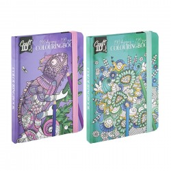 Craft ID Книжка за оцветяване, 50 листа, асорти, 24 броя - Craft id