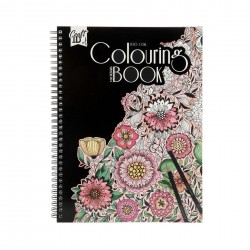 Craft ID Книжка за оцветяване - Цветя, 50 листа - Craft id