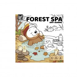 Craft ID Книжка за оцветяване Comfy Coloring, Есен - Горско спа - Craft id