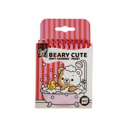 Craft ID Книжка за оцветяване Comfy Coloring - Beary Cute, мини - Craft id