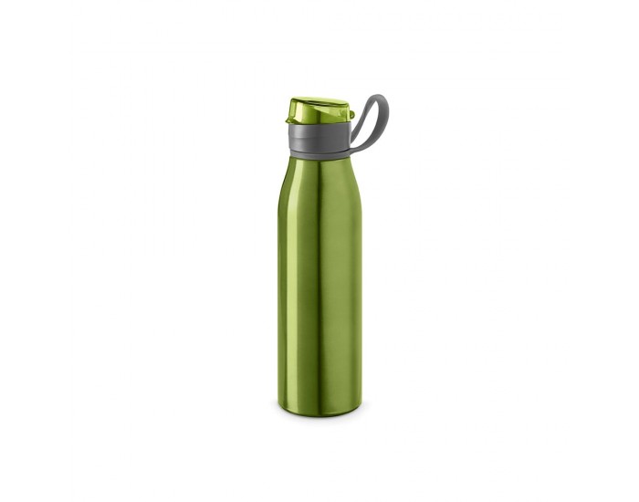 Hi!dea Бутилка Korver, спортна, метална, 650 ml, зелена