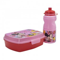 Stor Комплект Minnie, бутилка и кутия за сандвичи - Stor
