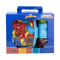 Stor Комплект Spiderman, бутилка и кутия за сандвичи - Stor
