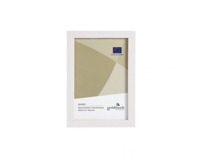 Goldbuch Рамка за снимка, дървена, 10 х 15 cm, бяла