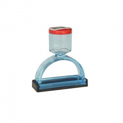 Дръжка за печат, пластмасова, правоъгълна, 48 х 18 mm - Офис аксесоари