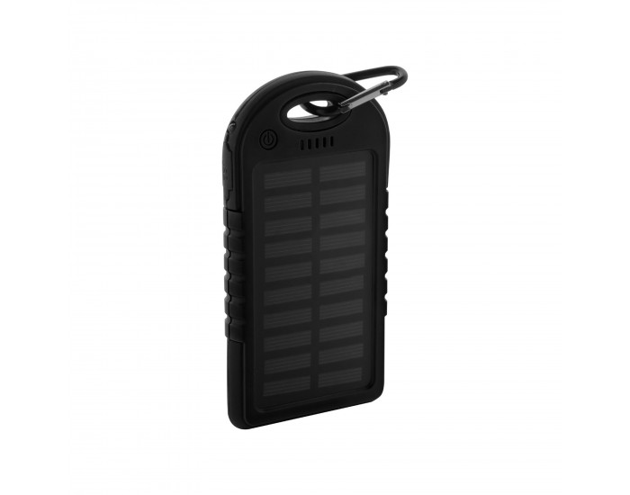 Cool Мобилна батерия Durabank Solar, 4000 mAh, черна