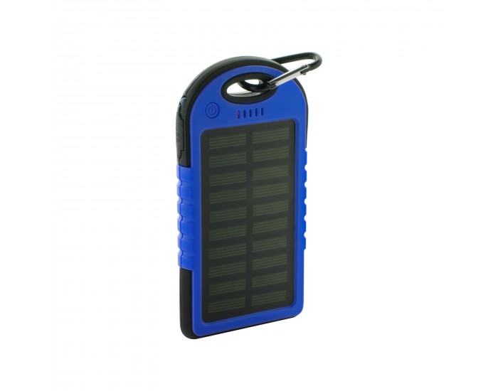 Cool Мобилна батерия Durabank Solar, 4000 mAh, синьо-черна